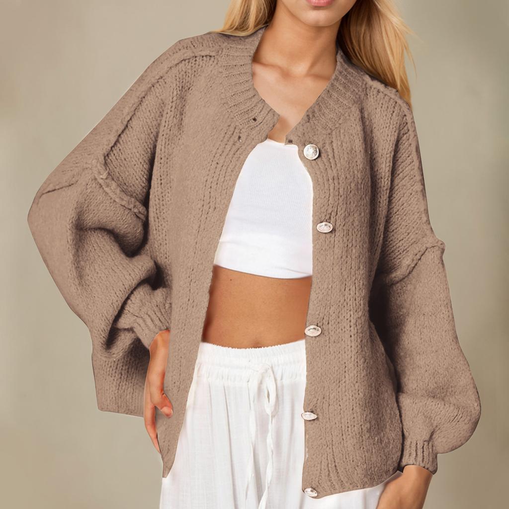 Cardigan de damă Pulover Haine Față deschisă Tricot cablu Supradimensionat Iarnă Îmbrăcăminte exterioară Îmbrăcăminte exterioară