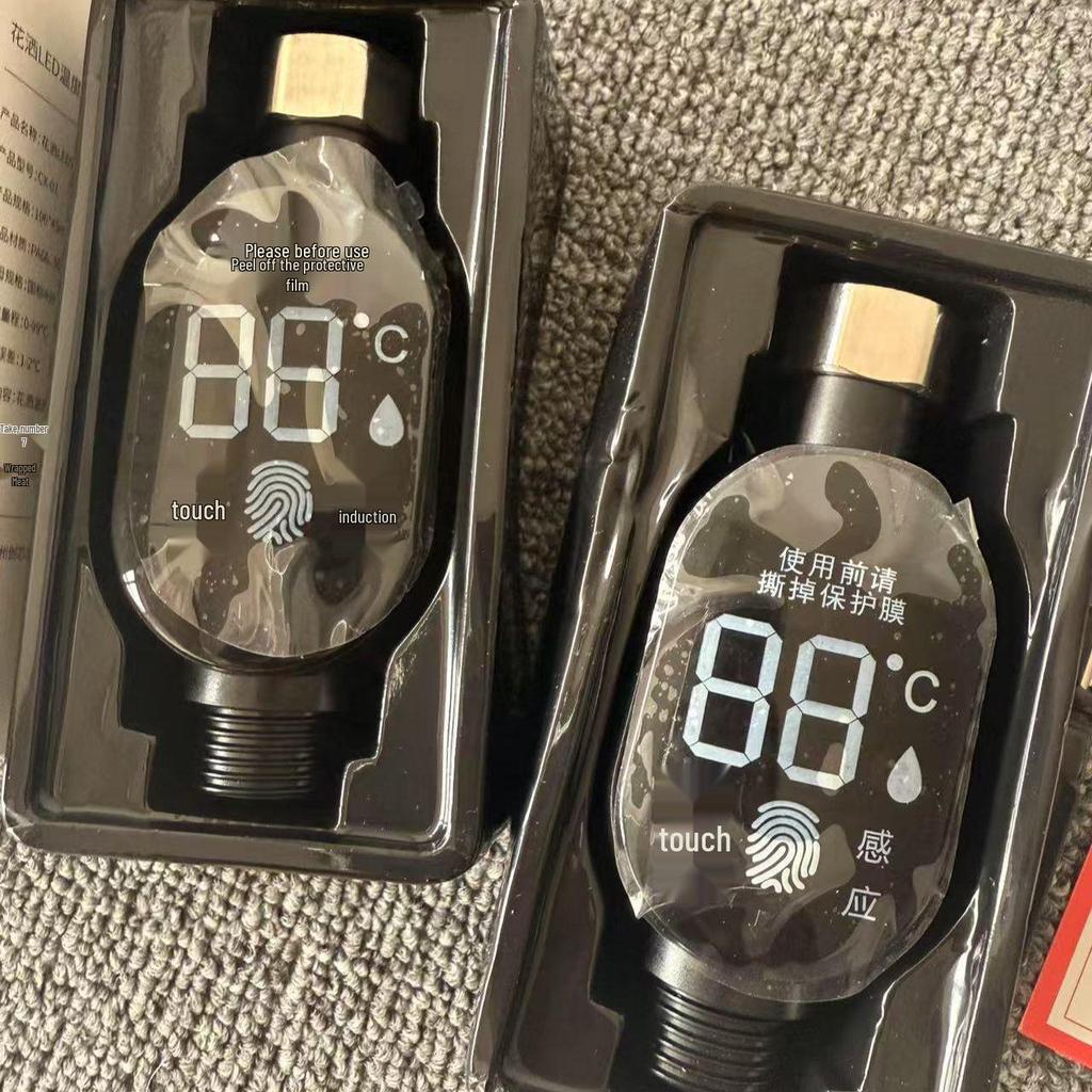 LED Visual Shower Thermometer for Baby Bath & Temperature Control