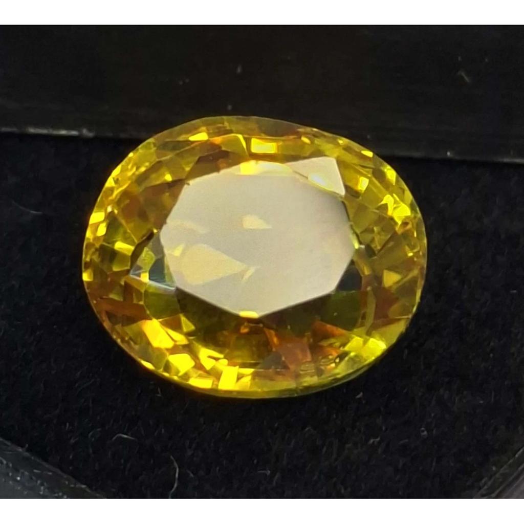 Yellow Sapphire Natural 6-8 Ct Oval Cut Stunning Certified Loose Gemstone