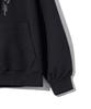 GAKKAI UNIONS Noir Symbol Applique Hoodie Black