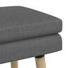 Double Layer Bench Dark Gray 60 X 40 X 46 Cm Fabric