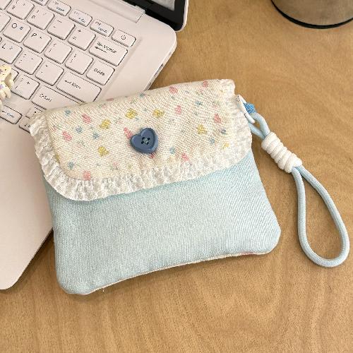 Japanese Cute Multi-layer Small Wallet Simple New Retro Mini Small Bag Coin Purse Card Case Key