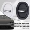 4PCS Car Door Strike Protector, Silicone Silent Door Lock Latch Guard Protective Cover, Rust Stopper Shock Absorption Pads for Cars, Universal Car