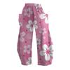 Women's Standard Size Fashion Trendy 3D Printing Oom Print Wide-Leg Pants, Comfortable and Suitable for All Seasons