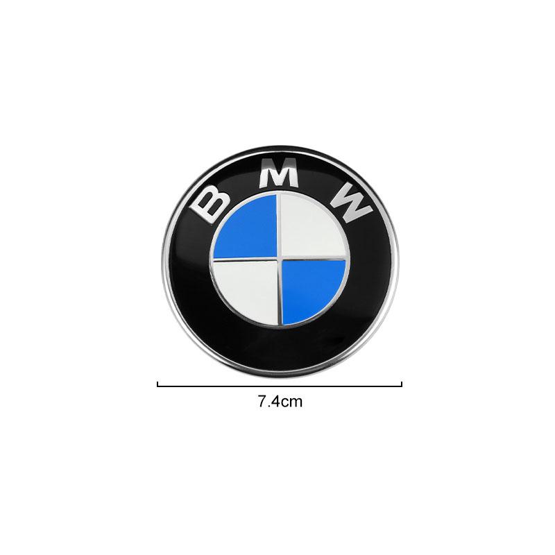 1x Car Emblem Badge Front Rear Trunk Logo Steering Wheel Wheel Hub Cap Sticker For BMW M Performance 1 3 5 7 Series M3 M4 M5 M6 X1 X3 X5 X6 X7 E30 E34