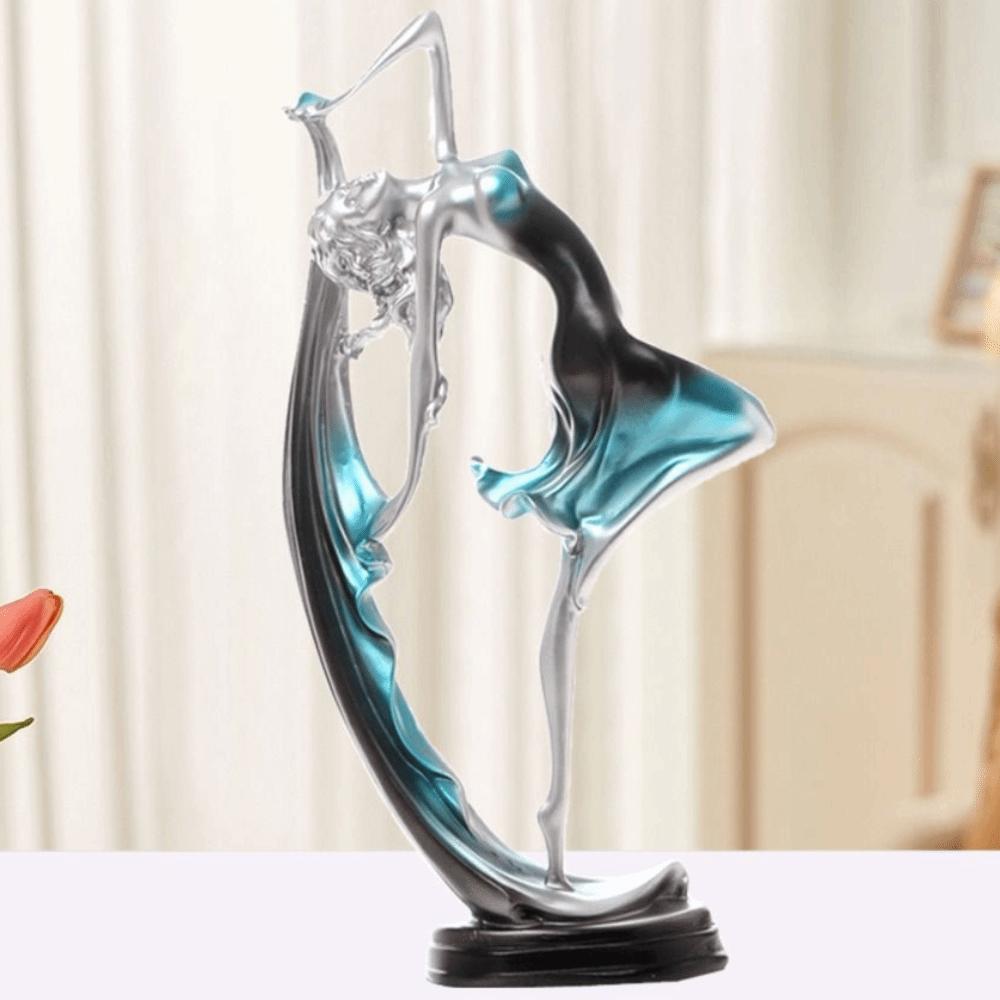 Modern Girl Character Statue Art Miniatures Figurine Sculpture Dance Girl Ornaments  Gift