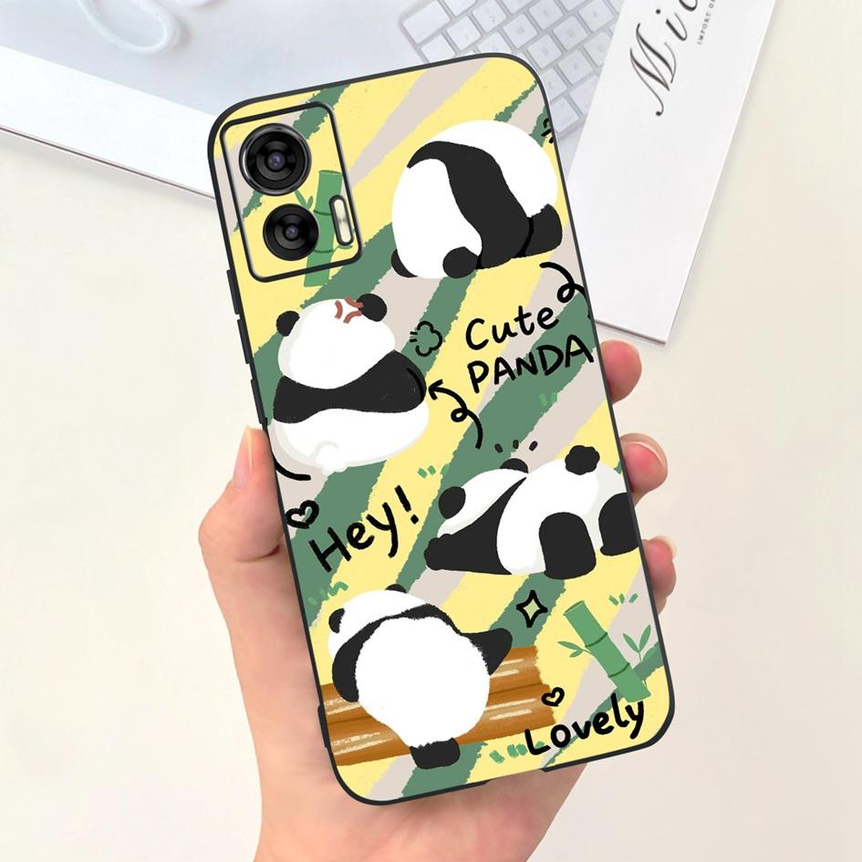 For Motorola Edge 30 Neo Case XT2245-1 Shockproof Cover Cute Cartoon Tulip Anti-Fall TPU Phone Case For Moto Edge 30 Lite Bumper