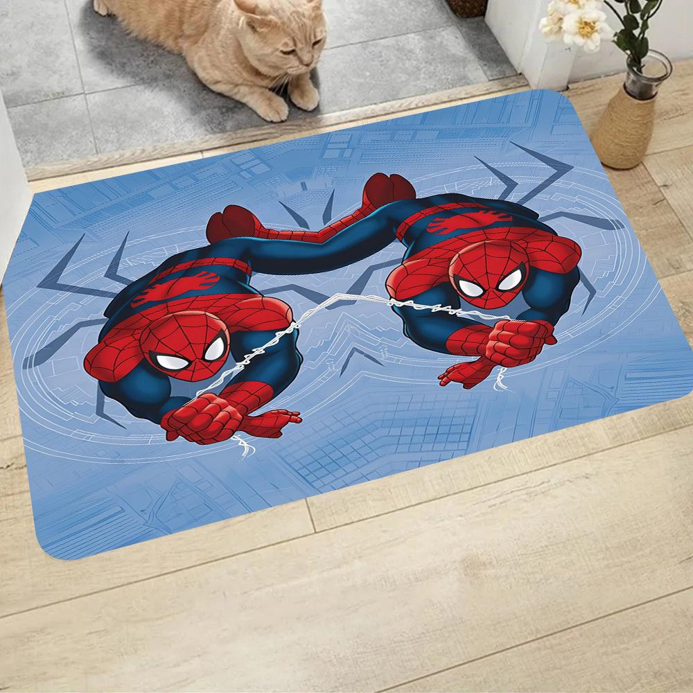 1pc for Marvel Spider Man Themed Door Mat Non-Slip Floor Rug Ideal Gift for Valentine'S Day Birthday Christmas Housewarming Pe