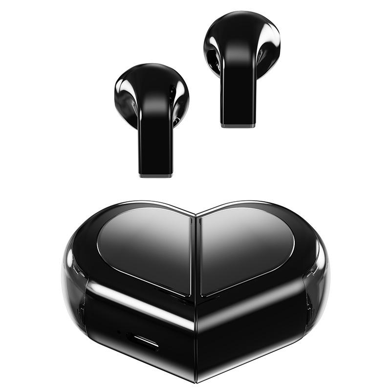 K520 Heart-Shaped Bluetooth 5.3 Wireless Headset with Power Display