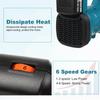 288VF 18000RPM Electric Vacuum Cleaning Leaf Blower EU Plug Computer Dust Collector Cordless Air Blower 66 x 13 x 34cm