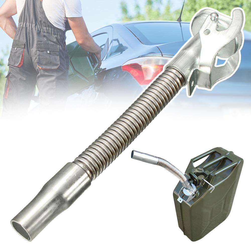 Fuel Canister Outlet Pipes,Jerry Cans Flexible Power Spout,Stainless Steel Diesels Oil Can Tank Spout Nozzle For Automotive
