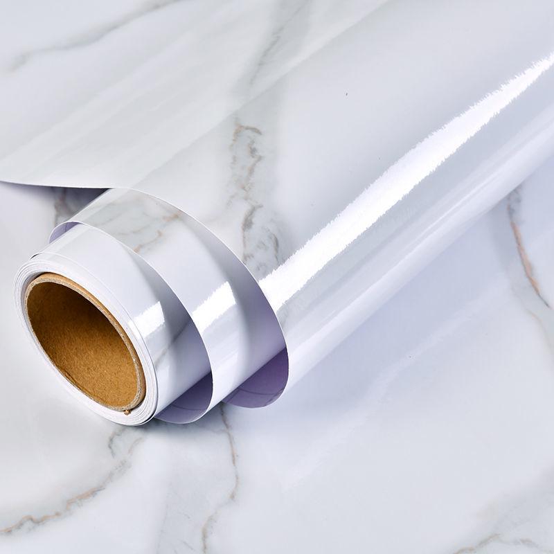 PVC Wood Grain Self Adhesive Wallpaper Waterproof Wall Sticker for Closet Kitchen Bedroom Furniture Door Renovation