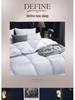 Hot-Selling Four Seasons Cotton Microfiber Quilt: Warm, Thickened for Autumn & Winter, Duck Down Core - Ideal Gift