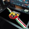 Abarth Mouse Pad Large Gaming Table Cushion Nonslip Laptop Tablet Big Mousepad Xxl Mat Mini Pc Playmat With Lock Edge