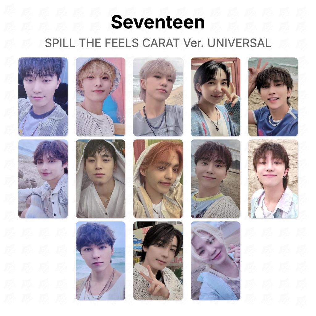 Seventeen SPILL THE FEELS CARAT Ver. UNIVERSAL Official Photocard