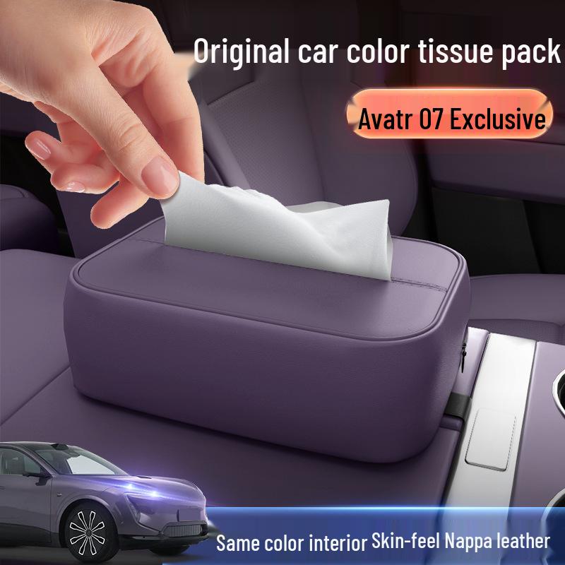 Avatr 07 Car Tissue Box: 26 Styles for Seat Back Hanging, Car Interior Accessories