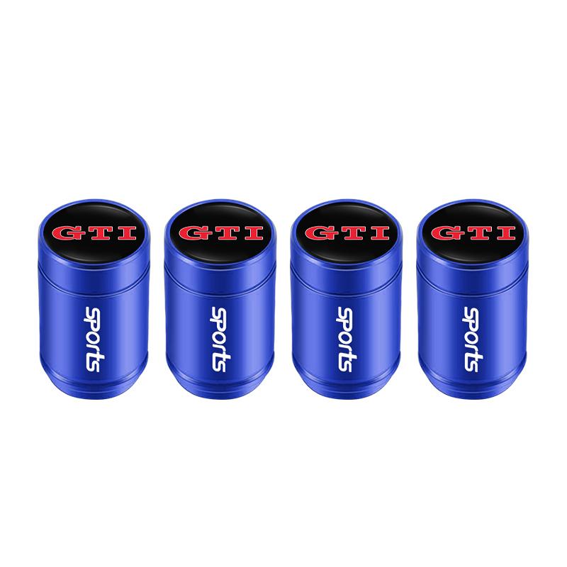 

Golf 3 4 MK3 MK4 2026 Hot For VW VOLKSWAGEN 4PCS Metal Tire Valve Caps Car Tyre Air Stems Cover For Volkswagen GTI Amarok T5 Ter лавандовий