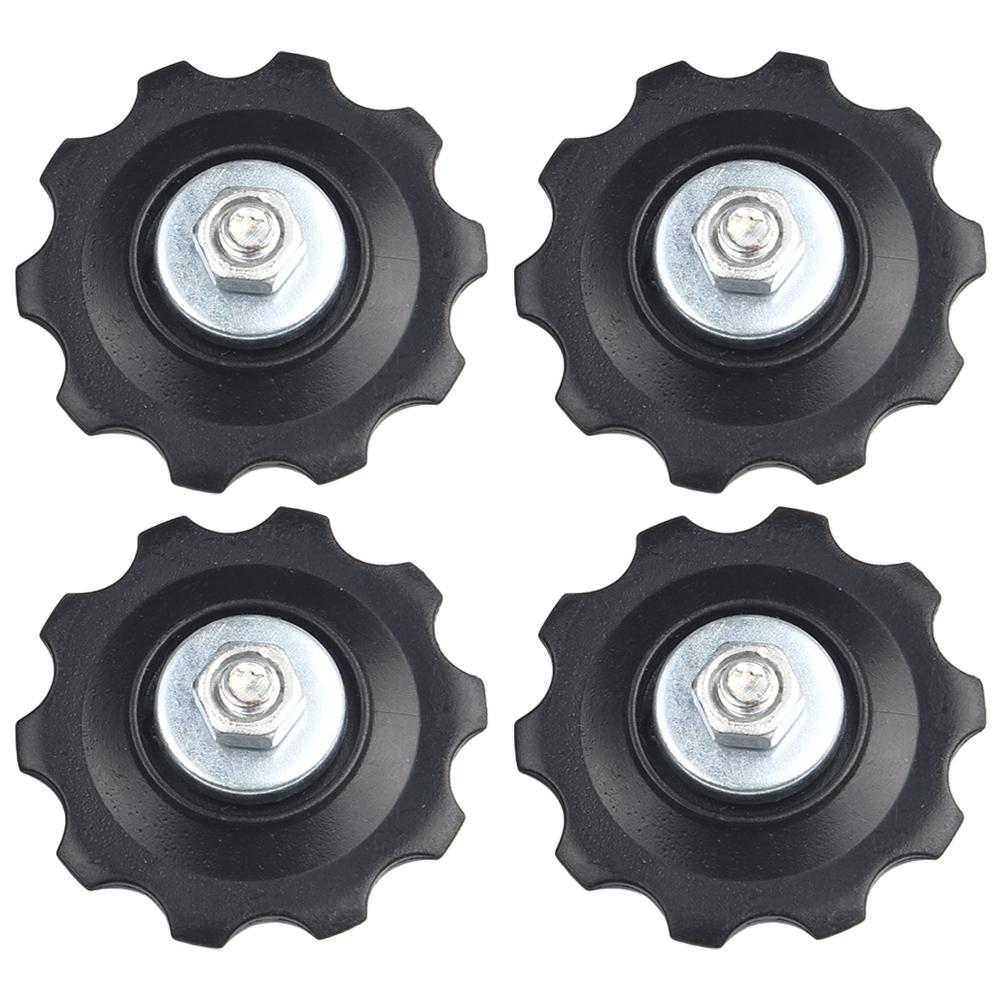 4*Guide Wheels Bicycle Accessories Black For Cycling
