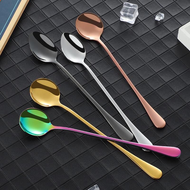 Stainless Steel Long-Handled Stirring Spoon