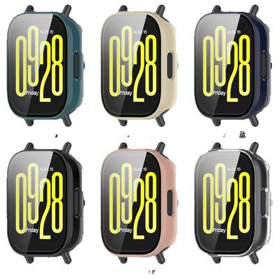 Full Protective Case For Redmi Watch 5 Active Screen Protector For Redmi Watch 5 Lite Cover Pc 2in1 Shell+tempered Glass Film