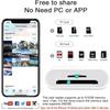 2 In 1 TF Card Reader Adapter For Phone Card Reader Data Converter Camera Photo Transmission Phone Accessories