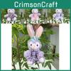 Sweet Starry Rabbit Plush Doll Keychain Fluffy Soft Toy Great Idea Gift