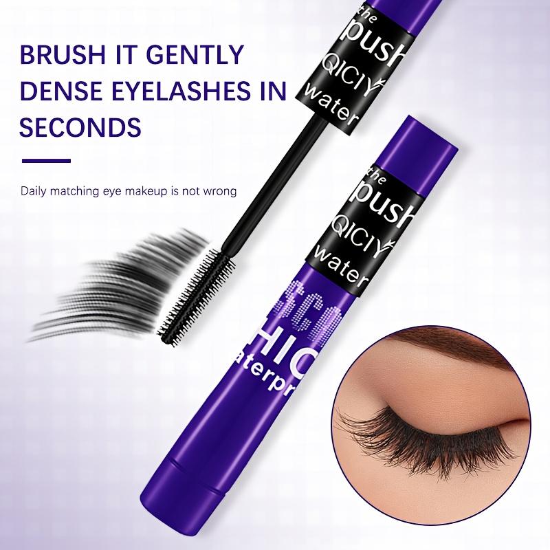 Two-Color Curling Volumizing Mascara, Natural Lengthening, Long-Lasting, Black & Brown. Anti-Fade, Anti-Clumping, Quick-Drying, Easy To Apply