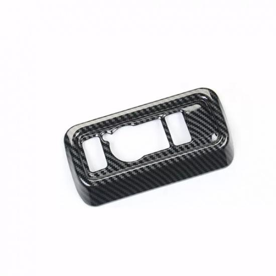 For Ford Explorer -2024 Carbon Fiber Headlight Switch Frame Trim 1pcs