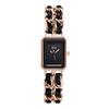 Gedi Elegant Small Square Women's Quartz Watch with Niche Bracelet Style