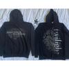 American Streetwear 3D Print Zip Y2K Hoodie Jacket Men Women
