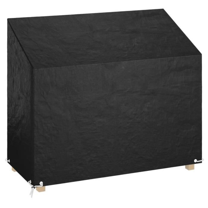 VidaXL Housse de banc de jardin 8 œillets 160x70x70-88 cm polyéthylène 319339