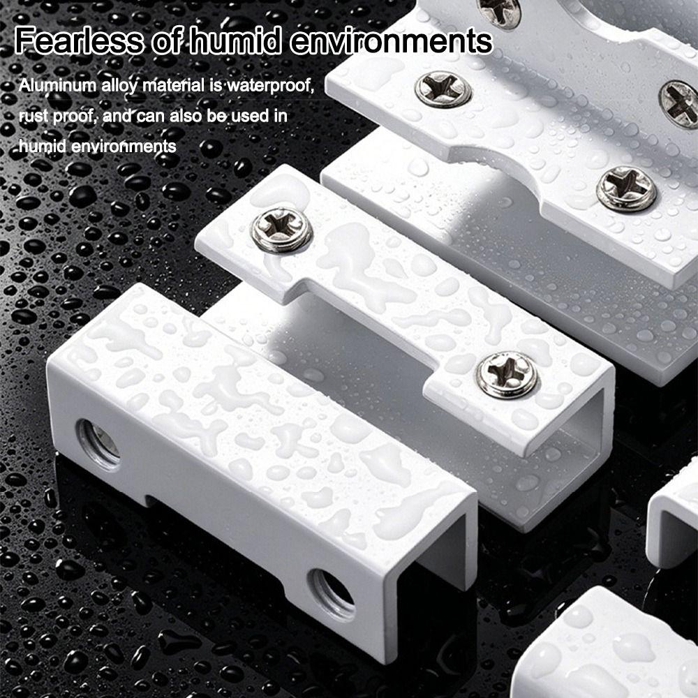 Heavy Duty Aluminum Corner Clamps Aluminum Alloy Glass Tile Fixing Clip  Furniture Accessories