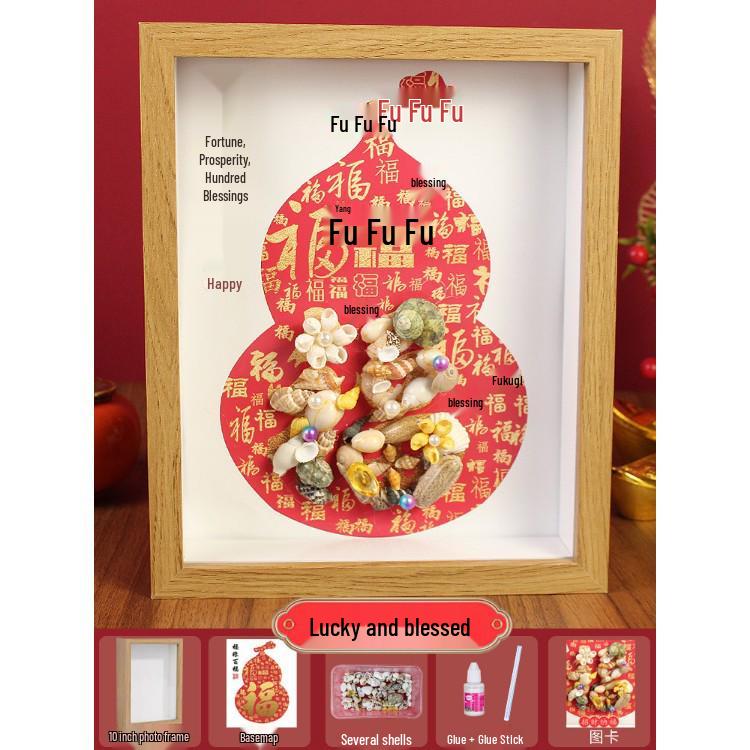 Year of the Horse Harvest Fu Character DIY Handmade New Year Door Hanging Ornament