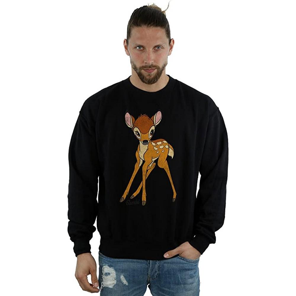 Bambi Klassisches Herren-Sweatshirt aus Baumwolle