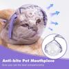 Breathable Cat Muzzle Mask Anti-bite Pet Grooming Mask Cat Hood Kitten Mouth Cover  for Bathing
