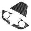 3 Pcs Steering Wheel Panel Trim Carbon Fiber Style Steering Wheel Decorative Decals for Camry XV70