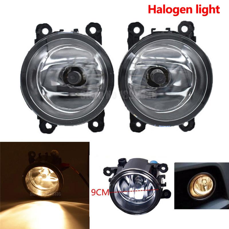 1Pair Headlights H11 12V DRL Halogen Lamp Fog Lamp Assembly Fog Light For Peugeot 207 Hatchback WA WC 2006-2011