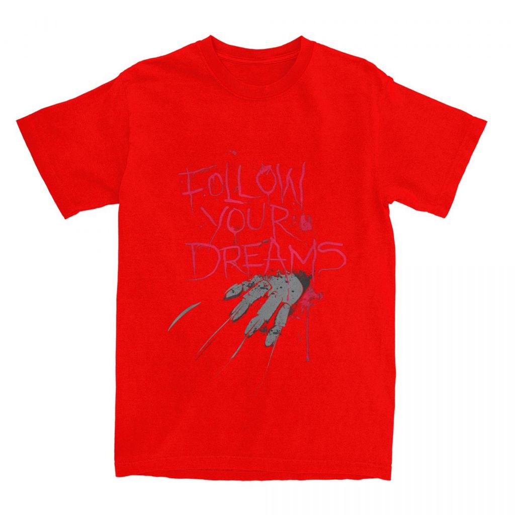 Elm Street Nightmare T-Shirt F-Freddy K-Kruger T Shirts Short-Sleeve Streetwear Tops Summer Pure Cotton O-Neck Oversize Tees