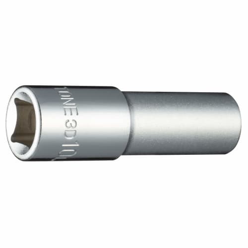 TONE Deep Socket (12 Square) HP3D-10L Drive Angle 9.5mm (3/8") Width Across Flats 10mm