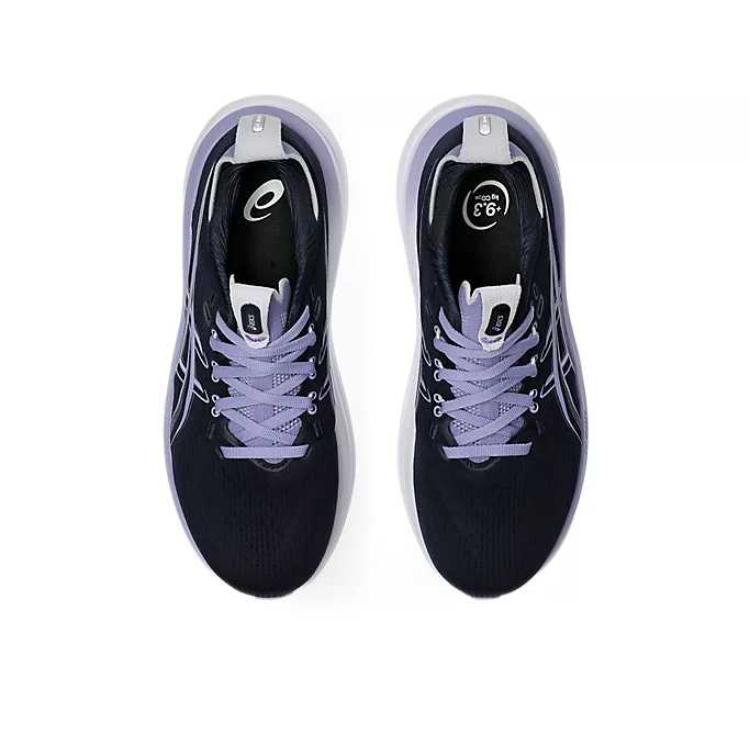 Asics Gel-Nimbus 28 Lace-Up Round Toe Cushioning Breathable Low-Top Running Shoes Women Sneakers 1012B899-402
