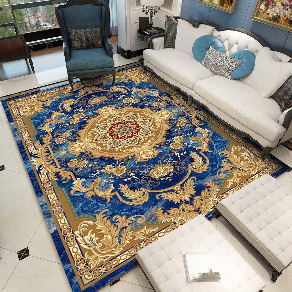 

Європейський Розкішний Килим для Вітальні, Килим для Спальні, Приліжковий Великий Килимок для Підлоги, Миється, Нековзний, Килимок для Зони Ванної Кімнати, Підкладка для Ніг, Декор Гардеробної, Килим 180x240cm