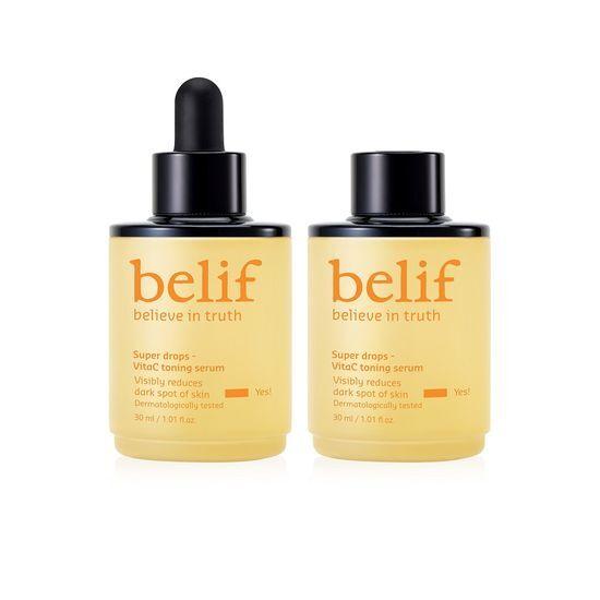 NEW Belif Super Drops Vita C Toning Serum 30ml 1+1 Promotion/50ml Promotion