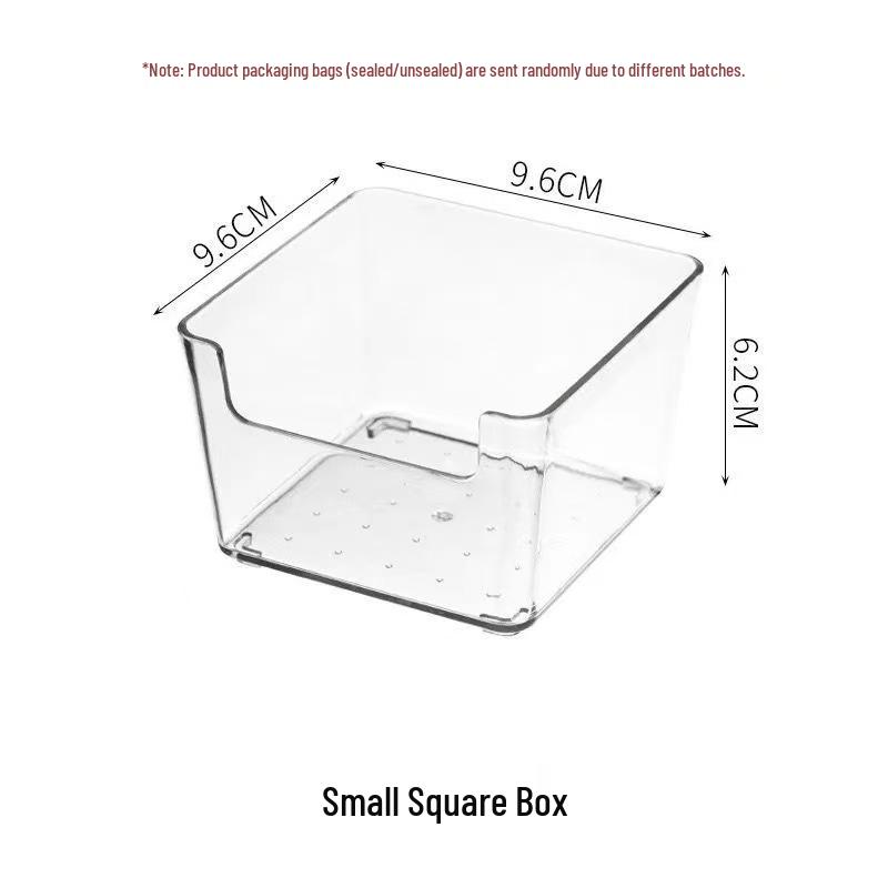 Transparent Acrylic Narrow Desktop Organizer for Stationery and Socks