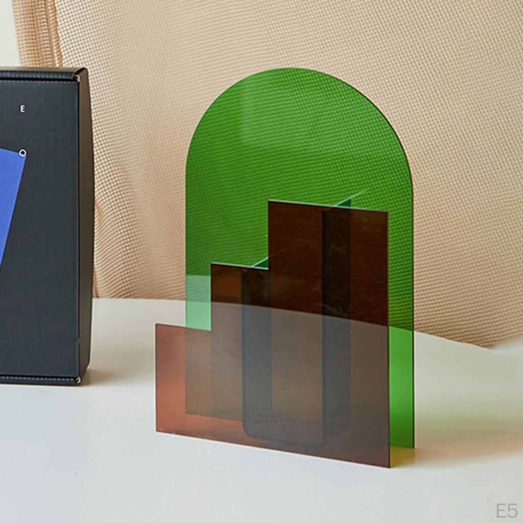 Vase Acrylic Decorative Home Wedding Table Centerpiece, Modern Flower Arrangements s er for Office