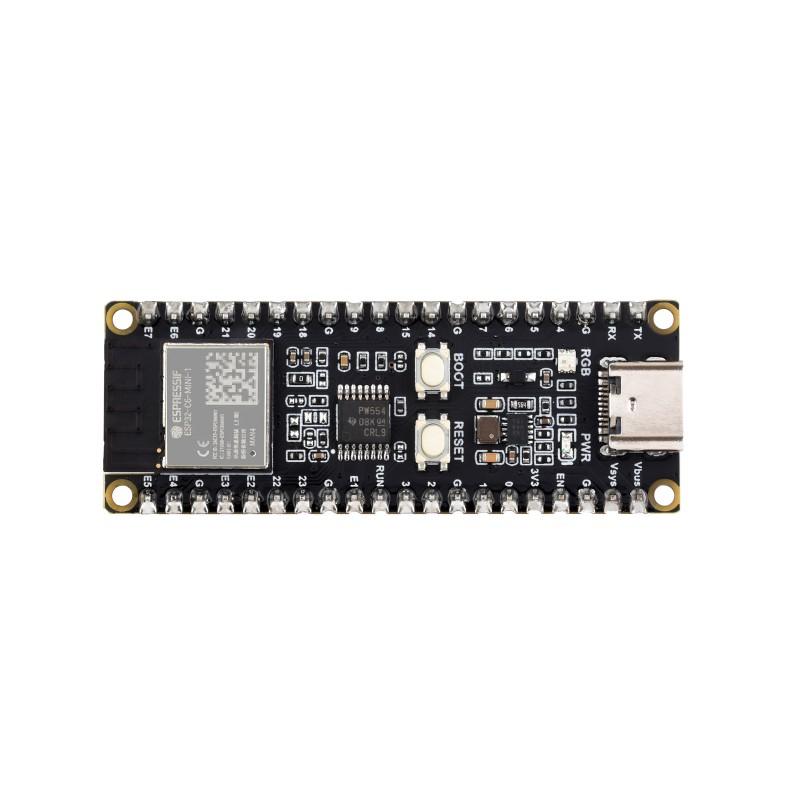 ESP32-C6 Microcontroller, WiFi 6 Development Board, 160MHz Single-core Processor, ESP32-C6-MINI-1 Module