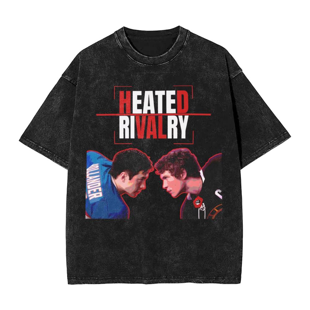 Washed T Shirts Heated Rivalry Ilya Rozanov TShirts Harajuku Connor Storrie Streetwear Cotton Graphic Tops Tops Tees Men Women