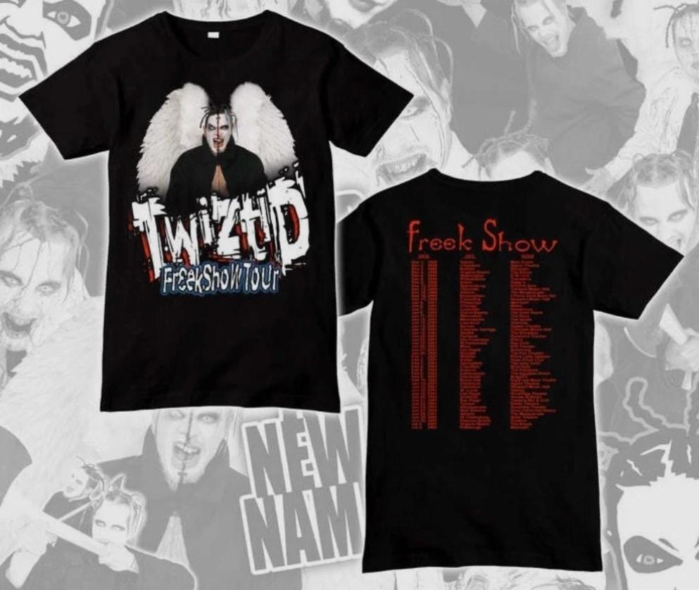 New TWIZTID Freek Show Tour 2 sided T-shirt All Size S-5XL S