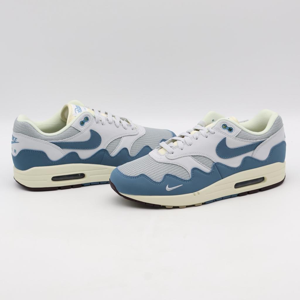 DH1348-004 Nike Air Max 1 Patta Waves Noise Aqua Plata Metálico Platino Puro