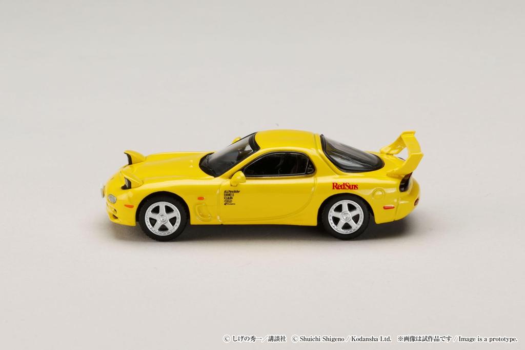 MAZDA D Keisuke Takahashi VS Takumi Fujiwara 1/64 RX-7 (FD3S) RedSuns/Initial