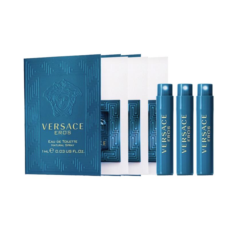 Versace EROS Eros Eros Water Sample Perfume Trial Pack Eau de Toilette EDT 28174157 EROS-1ml*3